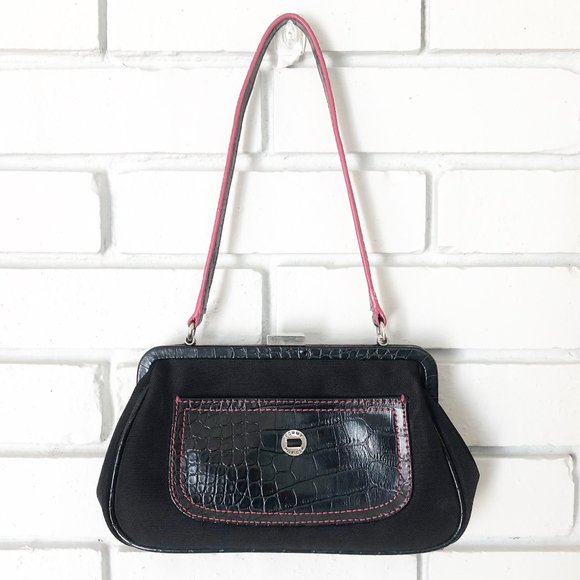 tommy hilfiger black shoulder bag